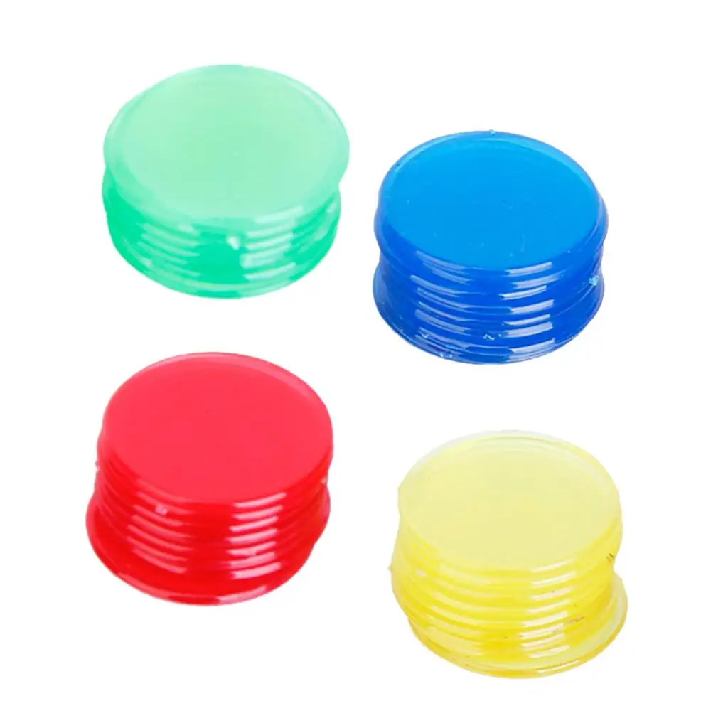 Reusable PRO Count Bingo Chips Colorful Plastic Board Game Token for Bingo Cards Party Fun