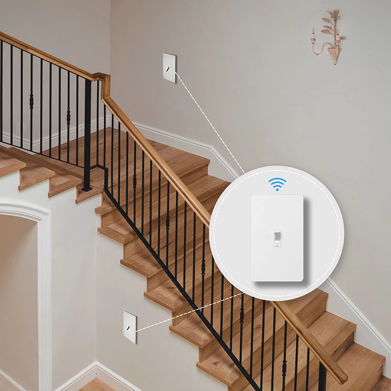 Tuya WiFi Smart Toggle Style Switch US Neutral Wire Required 3-Way Switch App Remote Control Work With Alexa Google Home