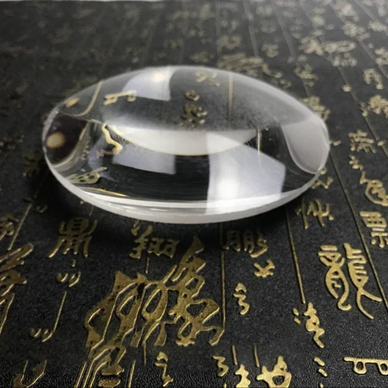 127mm Large Diameter Magnifying Glass 3 / 15 Times Circular Large Mirror 45 Times Glass Lens HD Clear Glass Lens