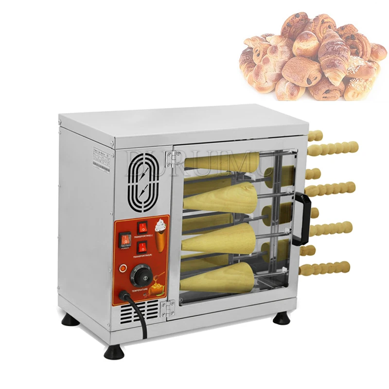 Electric 110V 220V Hungarian Chimney Cake Pastry Oven Grill Machine Kurtos Kalacs Kurtoskalacs Roll Maker