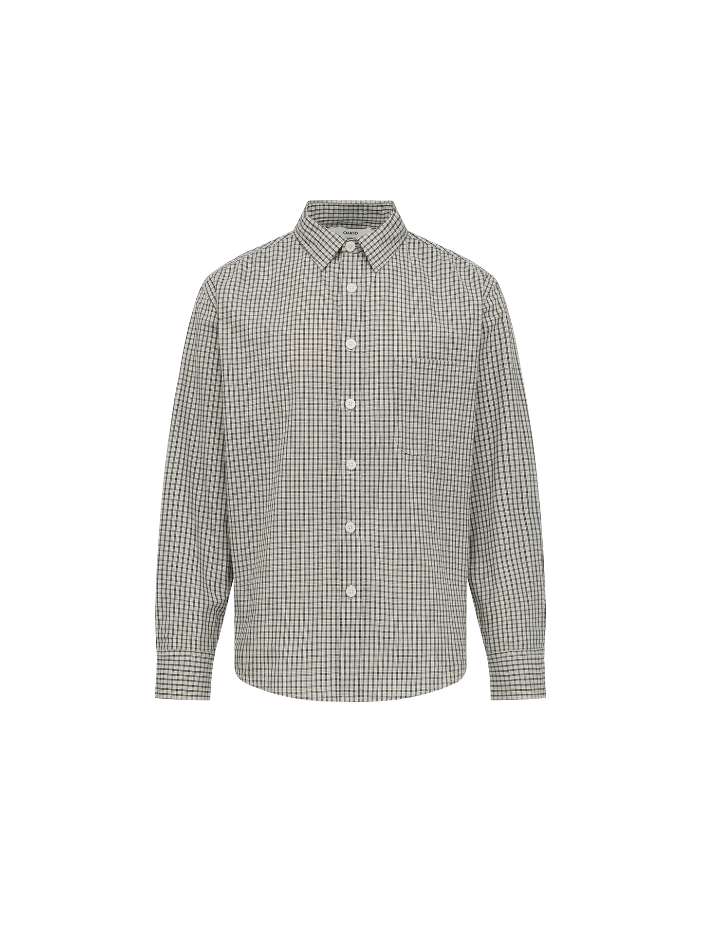 

Retro Color Blo Plaid Collar Men's irt Spring Cleanfit Couple Sle Cotton Long Sve Button up Casual Faion