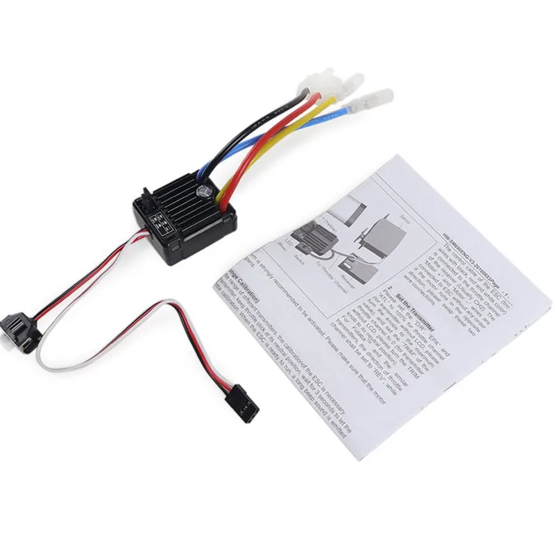 HobbyWing QuicRun 1060 RTR 60A Brushed Electronic Speed Controller ESC for 1:10 RC HSP Car Waterproof RC Car Axial Scx10