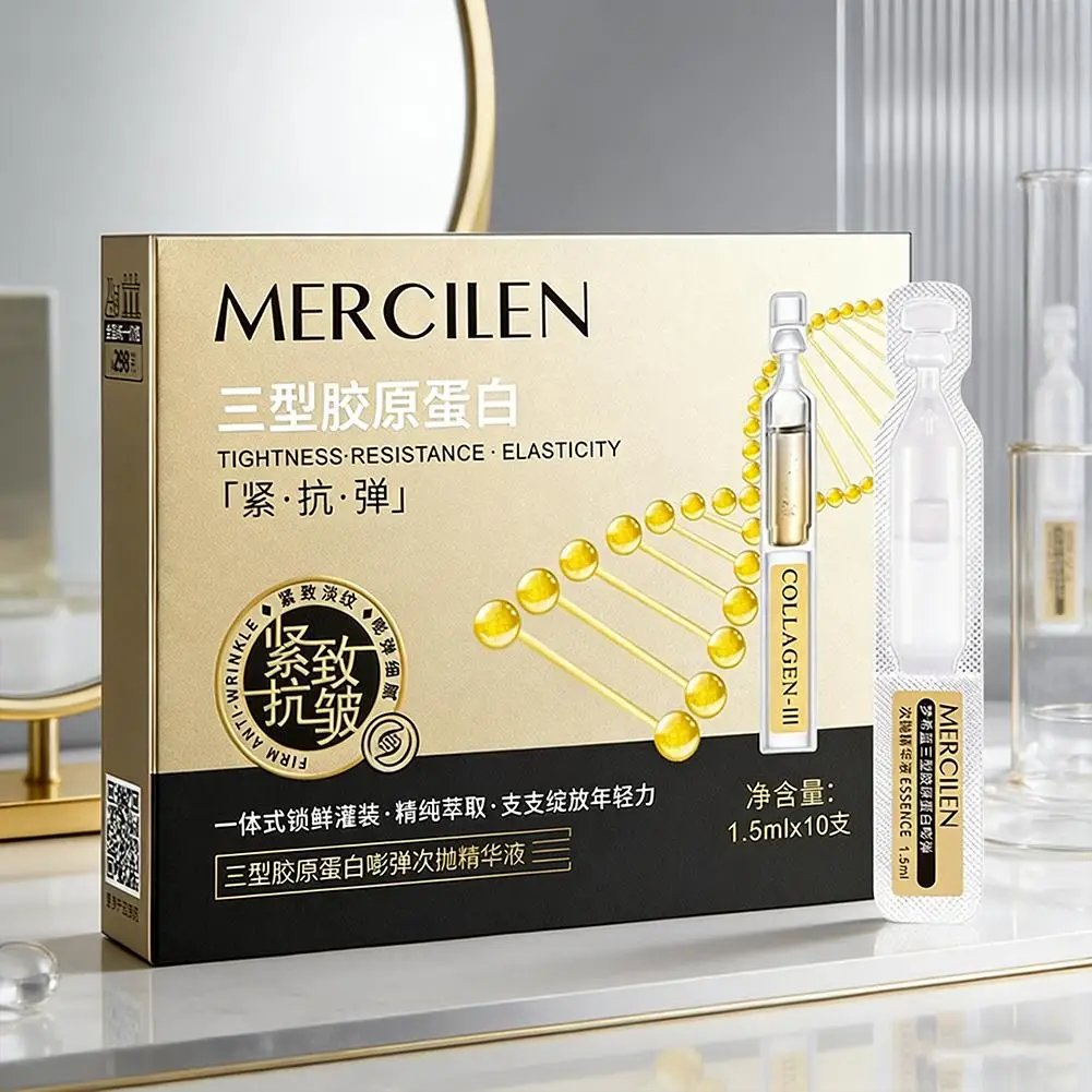 

Strong Collagen Essence Anti Wrinkle Tight Skin Essence-Oil Brightening Firming Moisturizing Skin Moisturizing Lifts Care S1E8
