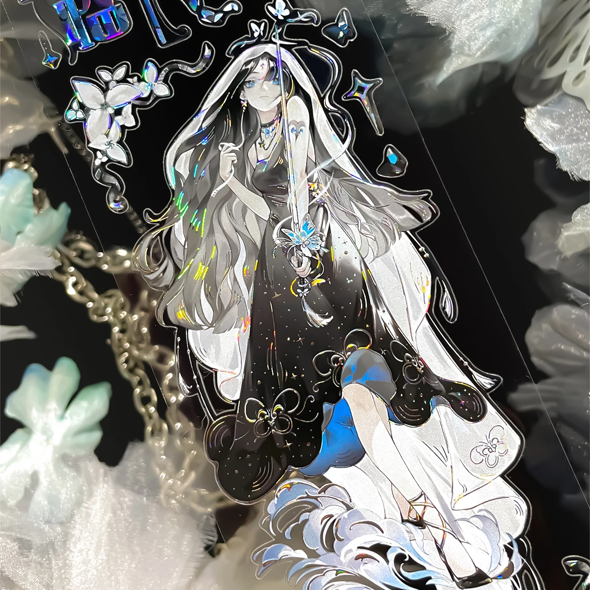 

Новый вырез из специального материала, персонаж Shengqi, темная лесная девушка, новый журнал, лента васи, наклейка для домашних животных, двумерная юань