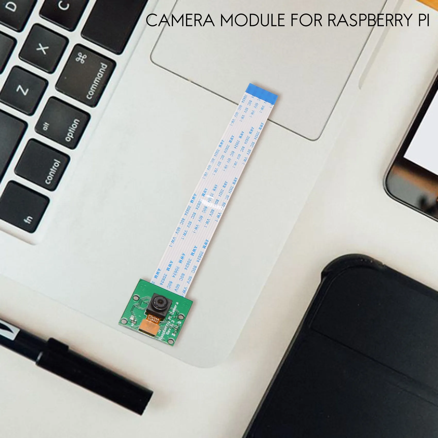 Placa de módulo de cámara QWE, cámara web de 5MP para Raspberry Pi Zero W/Zero/Raspberry Pi 3 Modelo B/4B
