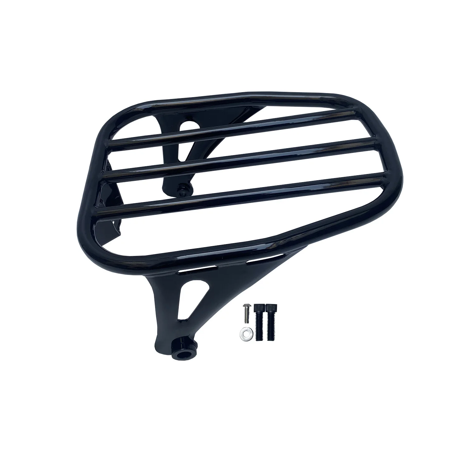 

Черный кронштейн для крепления багажной полки Solo для Harley Softail Slim 2018-2021, Street Bob 2018-2025