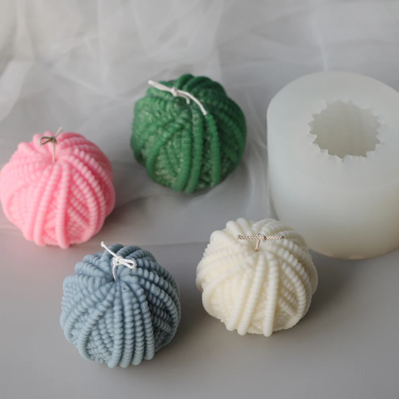 Bee wax candle mold wool Silicone Mold DIY Plaster Silicone Mould For Car Decoration Silicone Candle Molds