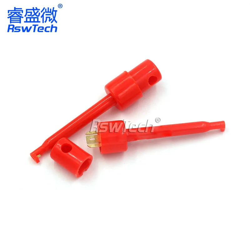 5PCS hook type testing clamp instrument testing hook power testing hook/head large/small