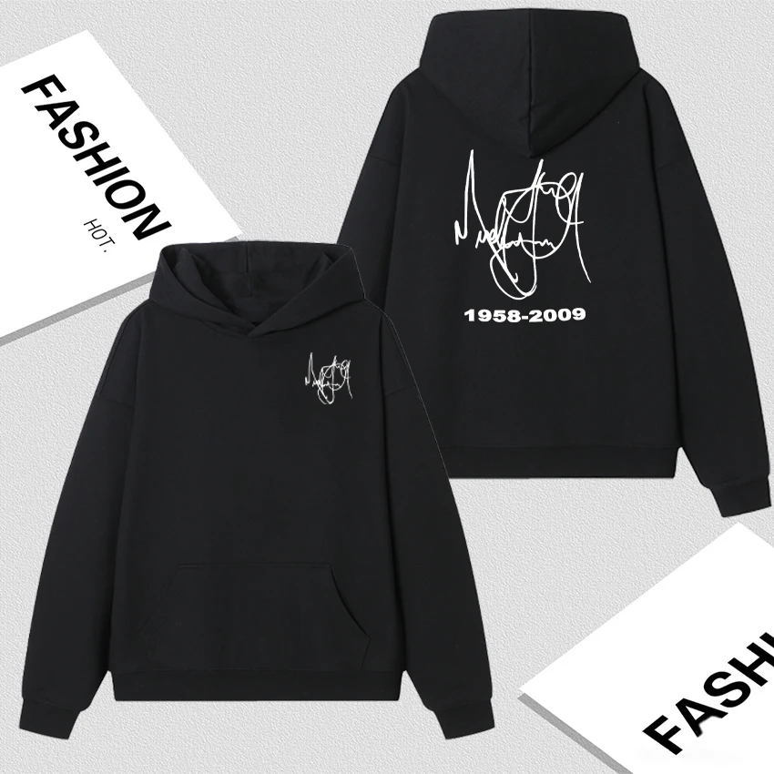 

Fashion Vintage Michael Jackson King of Pop Graphic Hoodie Men Women Autumn Winter Streetwear Man Hip Hop Oversized Sweatshirts