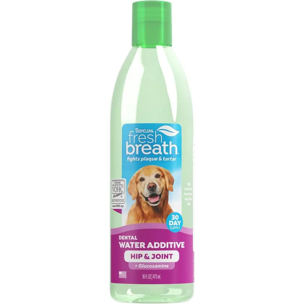 Dog Breath & Dental Care Solution, 16 oz, for Joint & Hip Health