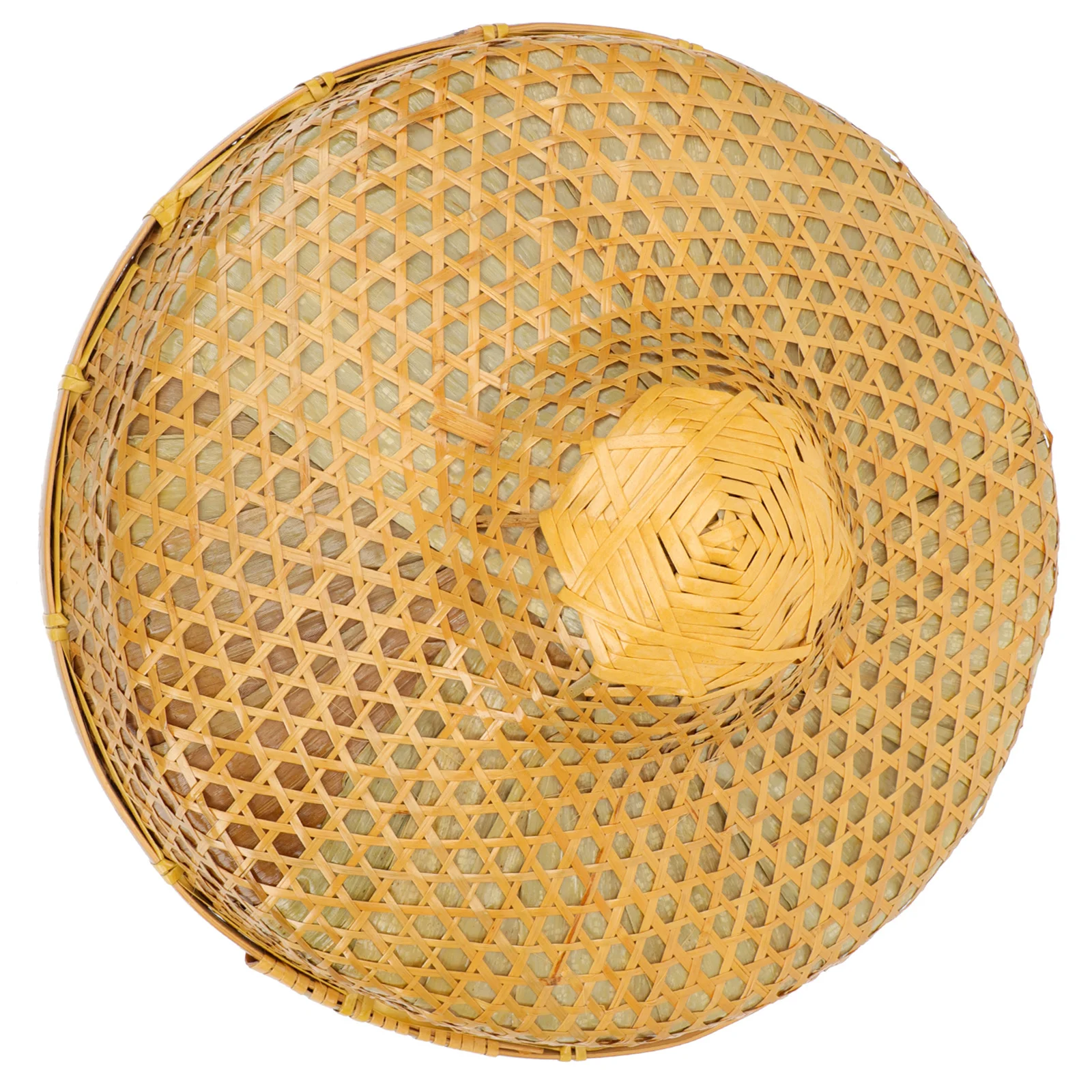 

Bamboo Hat Weaving Fisherman Sun Hat Retro Asian Rice Paddy Cone Rain Proof Japanese Chinese Beach Outdoor Hat