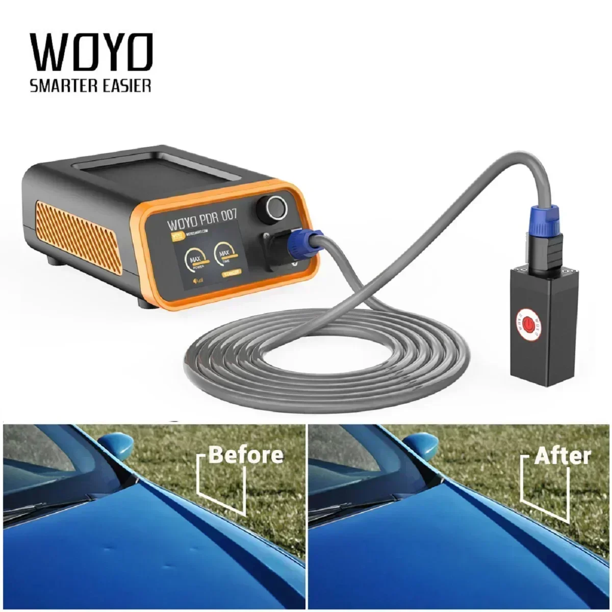 WOYO PDR007 Auto Body Repair PDR Tools HOTBOX Magnetic Induction Heater Removal Kits Paintless Dent Repair Tools PDR 007