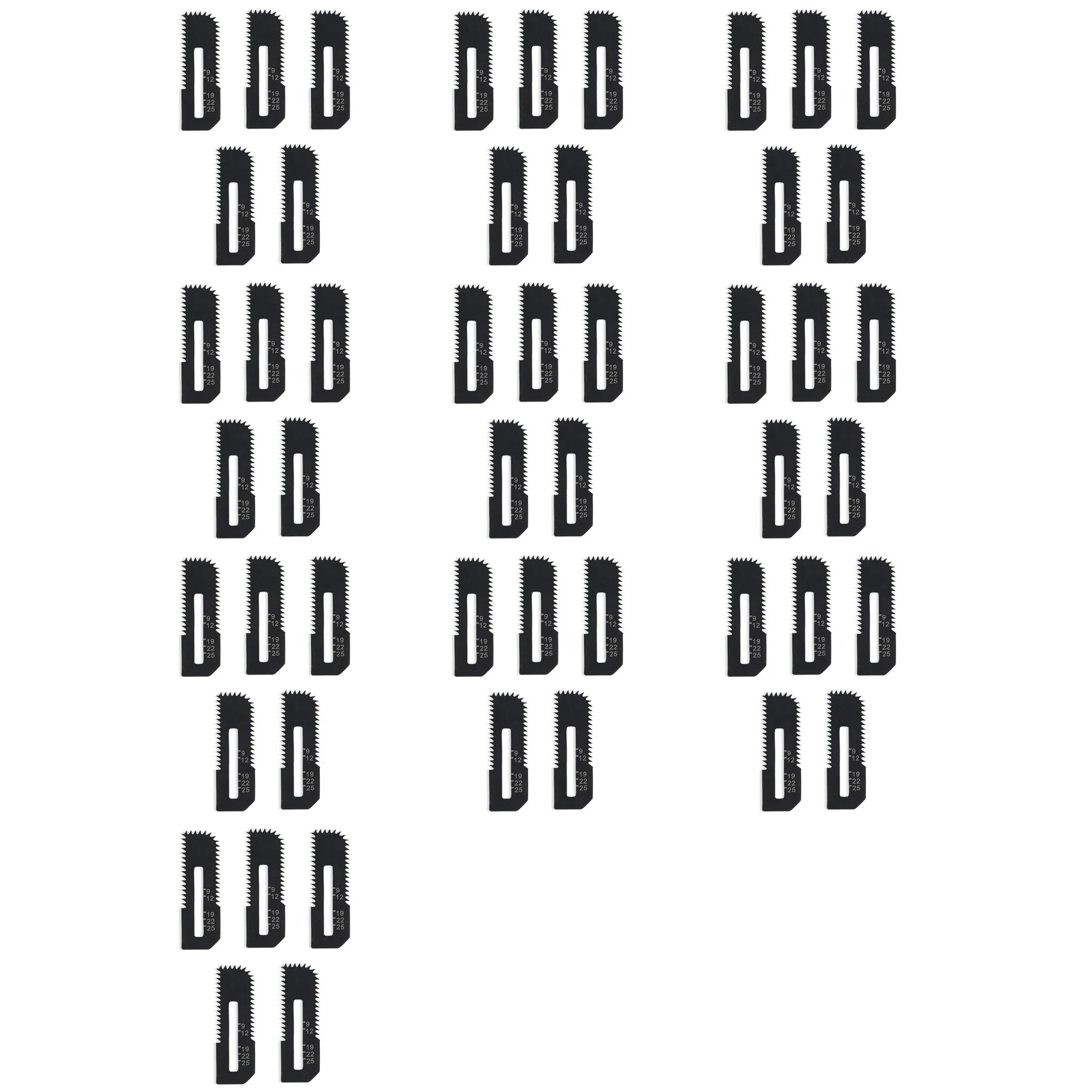 

N84R 50 Pack Drywall Cut-Out Saw Blades For Cordless Cut-Out Saw, Cuts Drywall Up To 1-3/16Inch Thick (Depth Markings)