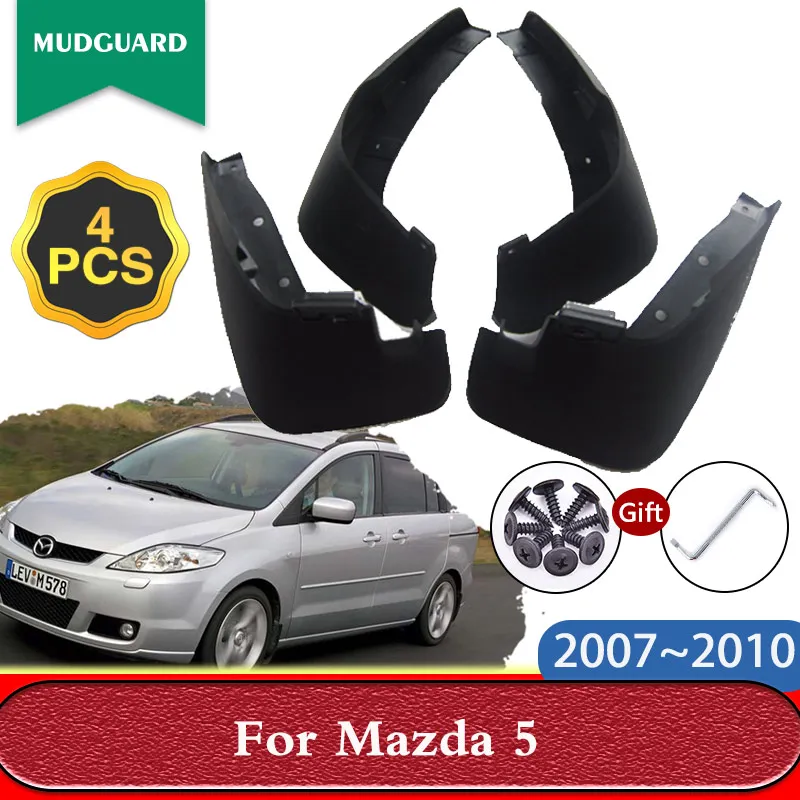 

Car Mudguards for Mazda 5 Mazda5 CR 2007 2008 2009 2010 Mud Flaps Splash Guards Front Rear Wheel Fender Mudflaps Accessories