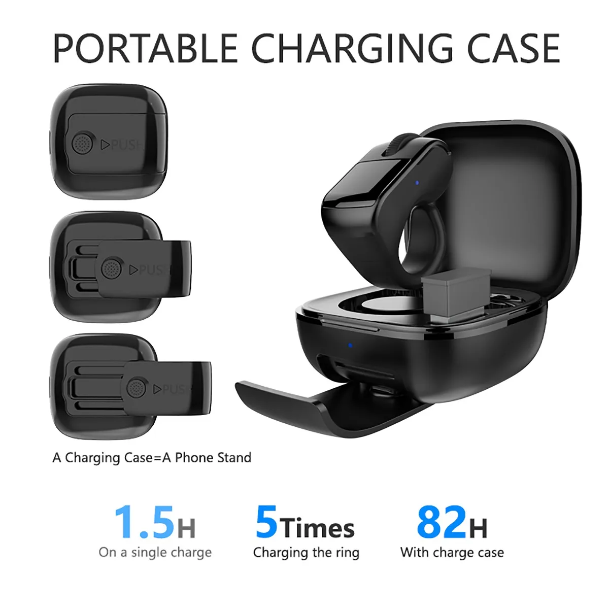 

Tiktok Scrolling Ring,Air Finger Ring Mouse with a Touchpad Bluetooth/Wireless Scroller for iPhone/Android/PC Remote Control