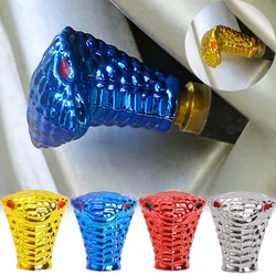 Snake Head Styling Car Tire Cap Decor  Wheel Tyre Valve Cap Personalized  Snake Rustproof Cover Valve Caps Car Tire Accessories