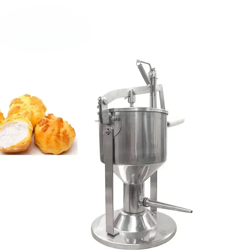 Crema de inyección de relleno de croissant de pan para uso doméstico, máquina para hacer bollos