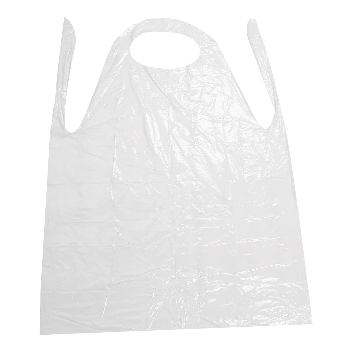 

100pcs Disposable Pe Thickened Waterproof Aprons Sleeveless Oil-Proof For Kitchen Home Restaurant Gardening Cooking Lightweight