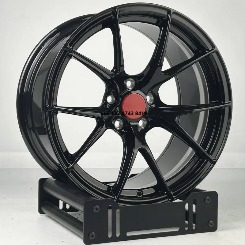 

Custom Forged 5x114.3 Wheels For GT S650 S550 S197 19 20 21 22 Inch Wheels Bright Black Alloy Muscle Car Wheels