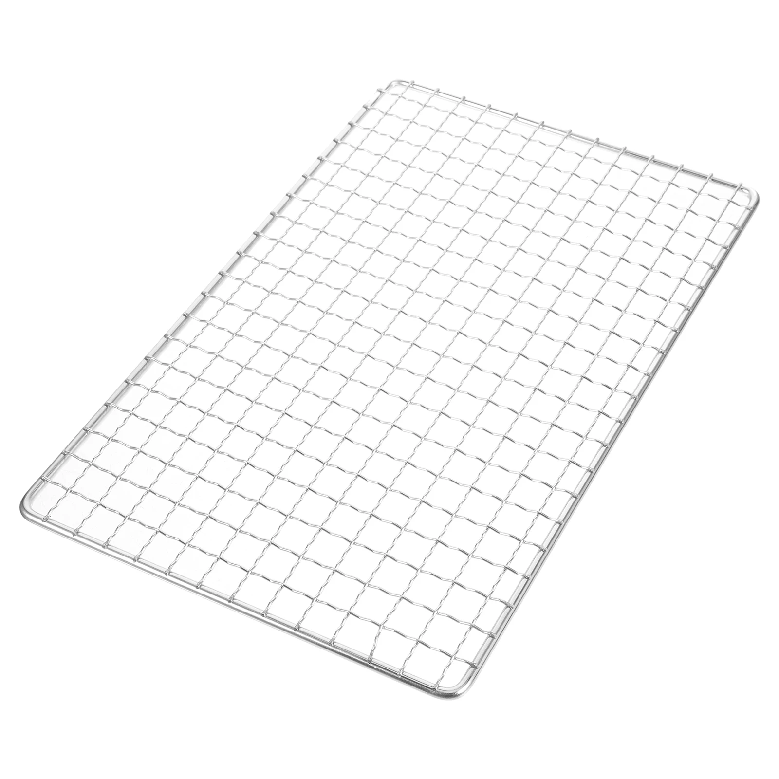 

Square Grilled Net Reusable Barbecue Bbq Grid Mat Party Tool Baked Meat Camping Mesh Bag Stainless Steel Non Clean