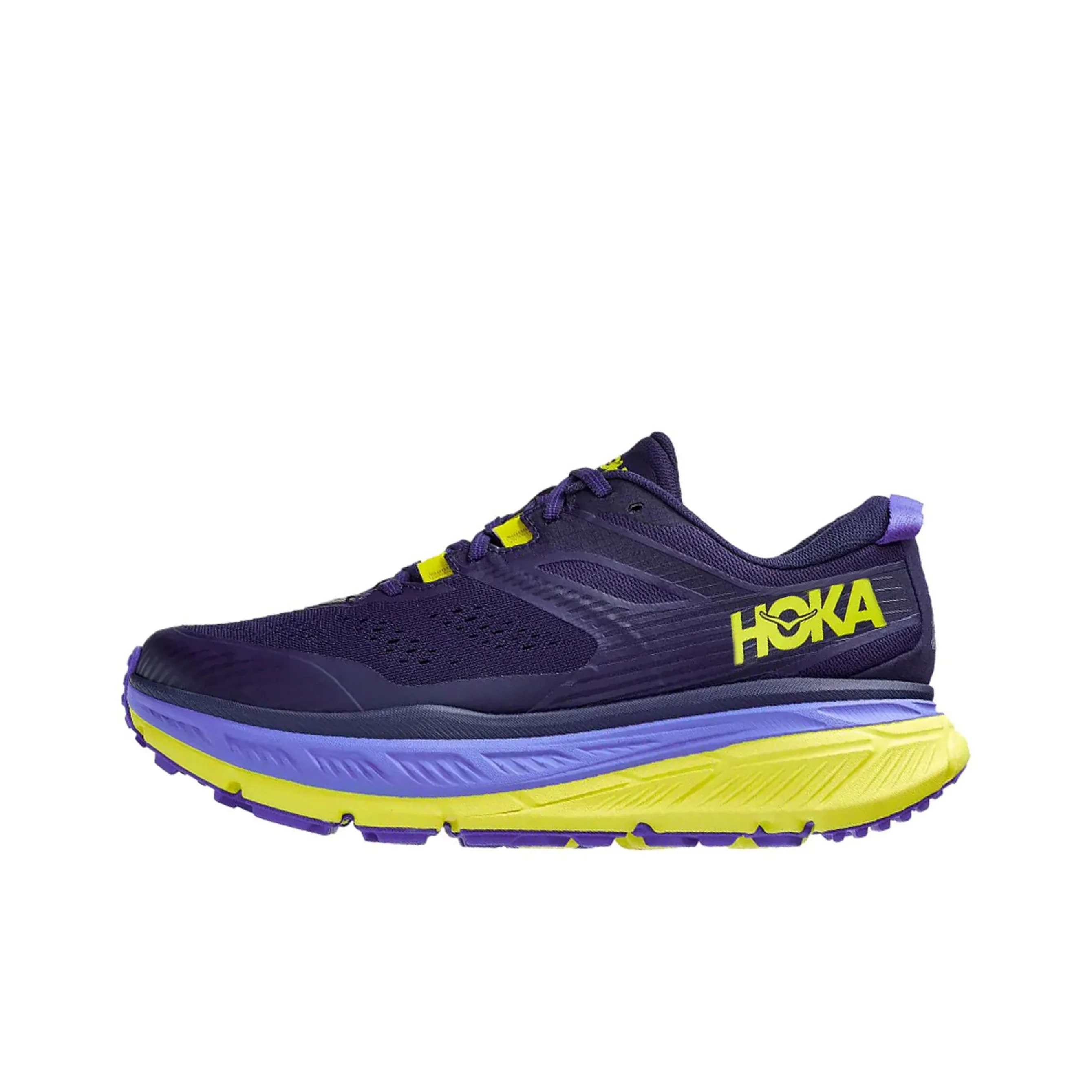 

HOKA ONE ONE Stinson ATR 6 Comfortable Slip Resistant Abrasion Resistant Low top Running Shoes Unisex Iris Black 1110506-BIEP