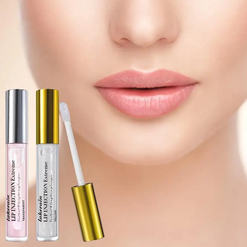 Lip Huidverzorgingsbalsem Plantenextracten Plumping Lip Versterker Lip Plumping Balsem 2 Stuks Instant Voluminerende Lip Volumper Serums Hydraterende