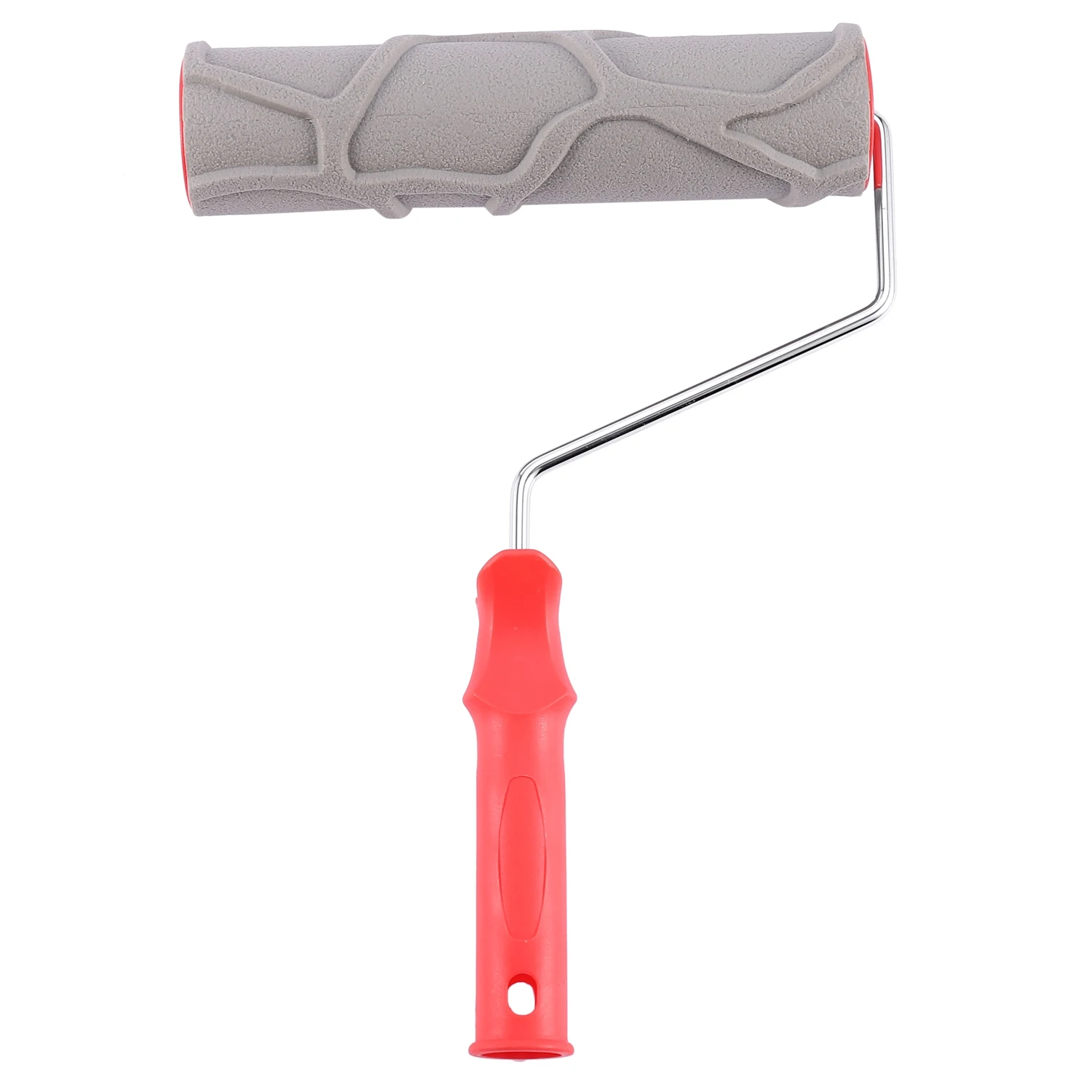 

A32P_Stone Texture Rubber Embossed Paint Roller Brush Hand Tool Indoor and Outdoor Home Bedroom DIY Wall Decoration Tool