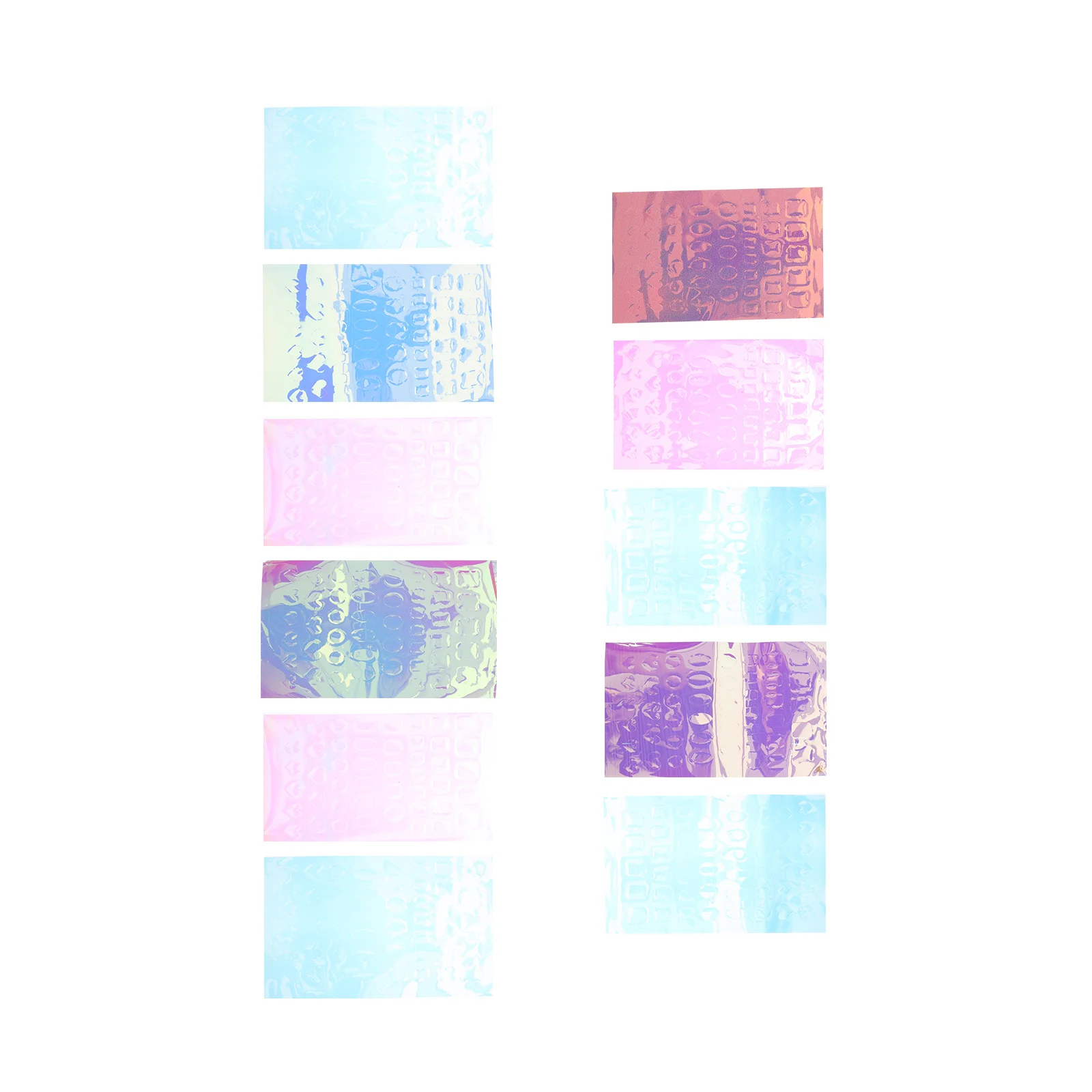 11 stuks ijskristalglas nagelstickers zelfklevende diy manicure stickers voor vrouwen kleurrijke unieke nail art decor