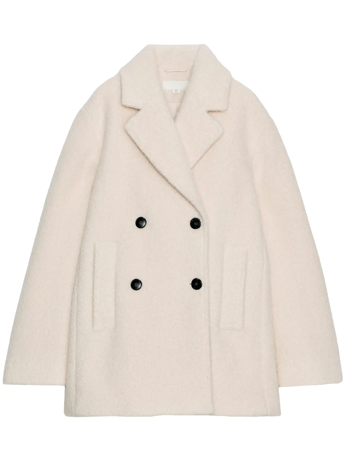 ZAPRHA 2025 otoño nuevo Sle mujer f-longitud doble botonadura abrigo de piel sintética Ele Sensation Faionable prendas de vestir exteriores