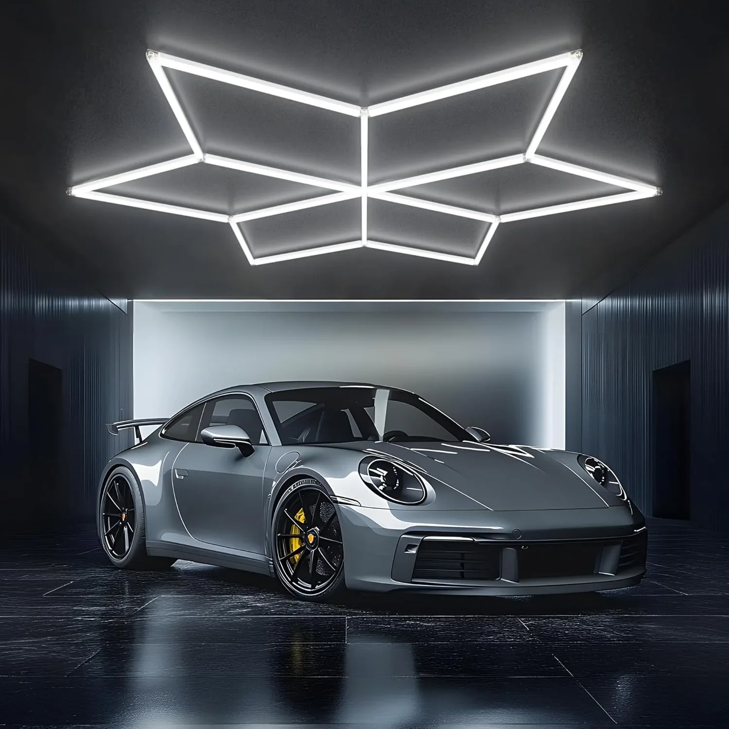 الإبداعية Led ضوء السقف أنبوبة ليد الإضاءة 6500 كيلو الضوء الأبيض صالون الحلاقة 110 فولت-240 فولت مسدس مصباح المرآب لتزيين غسيل السيارات #6