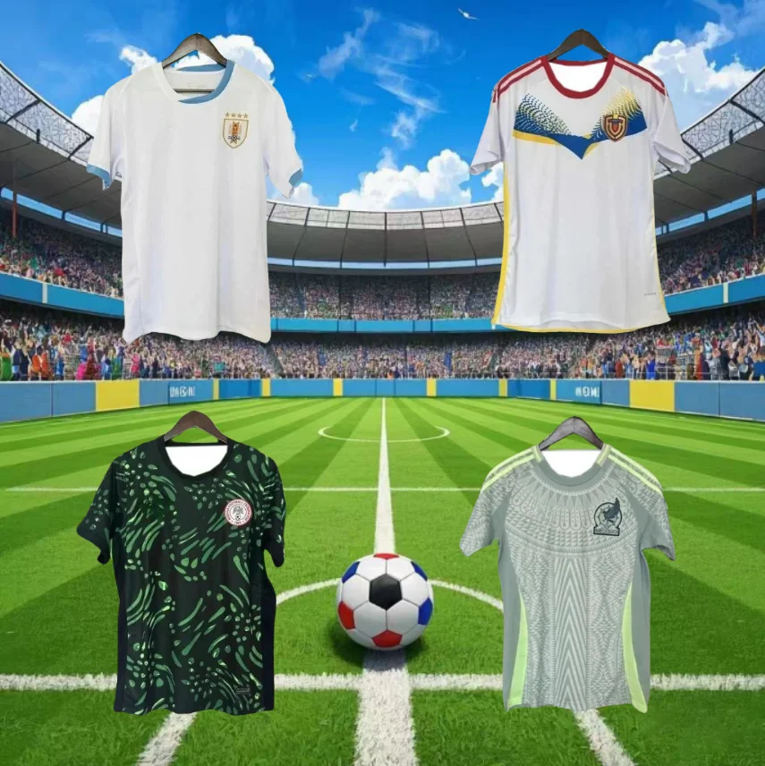 

Летняя футбольная рубашка 2025 года, Новая Зеландия, Нигерия, Эквадор, Аргентина, футбольная мужская детская футболка, Джерси World Football Series
