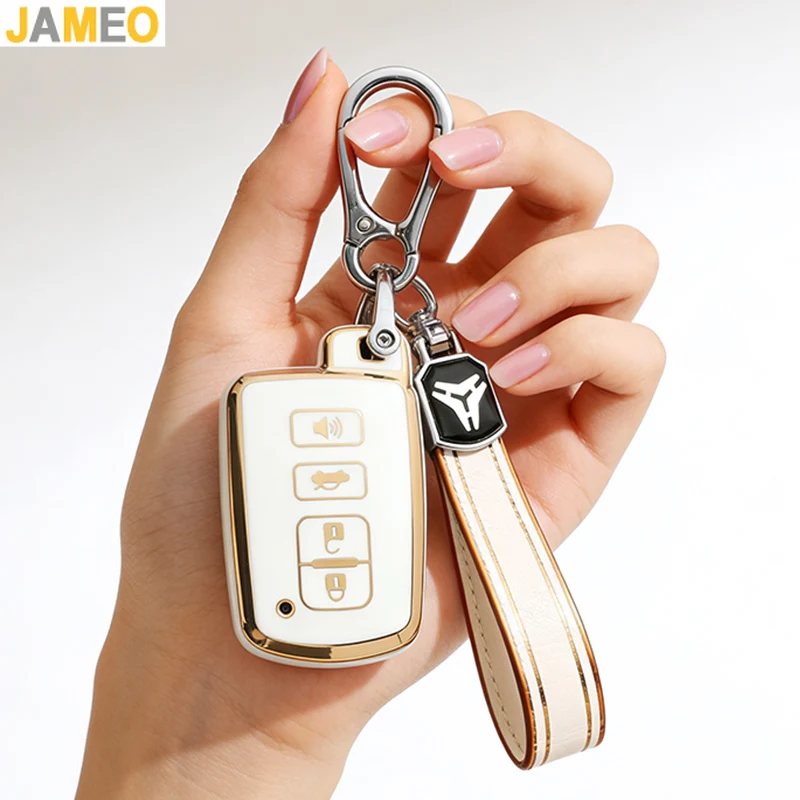 Funda Protectora para Llave de Coche Toyota Auris Camry RAV4 Avalon Yaris Verso 2012 2013 2014 2015 2016 2017 2018, Accesorios para Auto