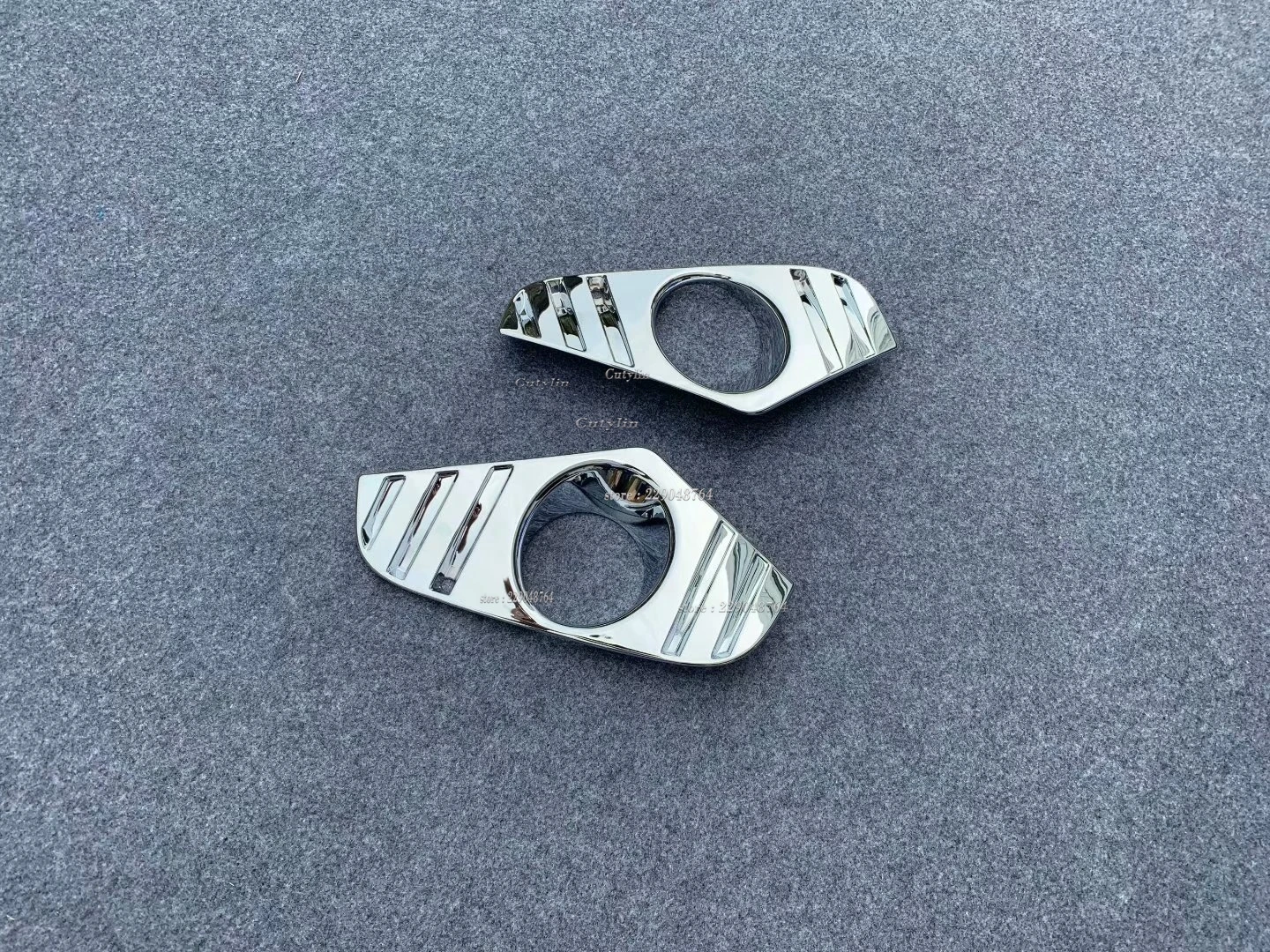 For Toyota RAV4 RAV 4 2019 2020 Chrome Front Fog Light Lamp Cover Trim Foglight Bezel Decoration Frame accessories Styling