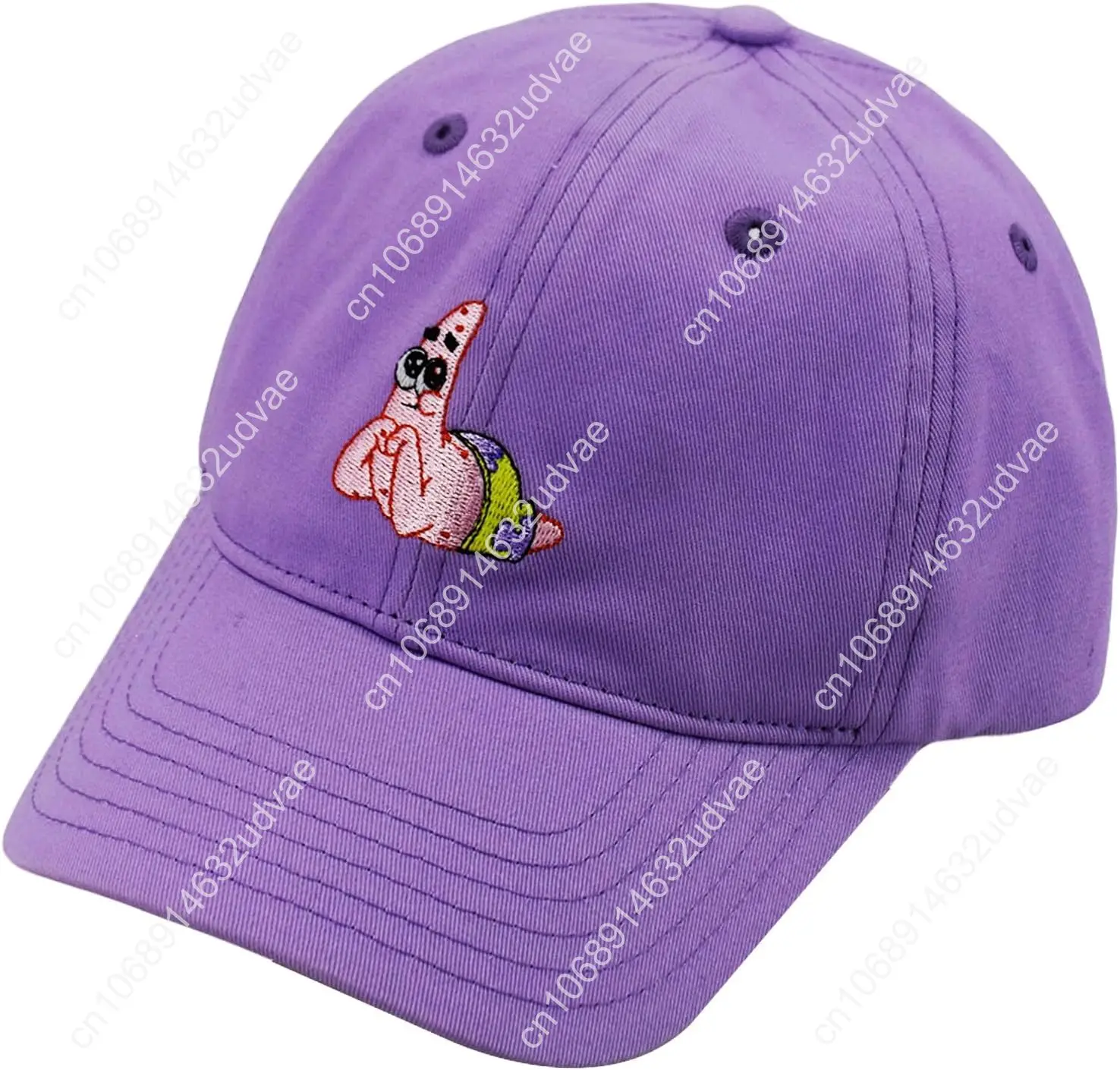 Cappello da papà Squarepants, berretto da baseball per adulti in cotone con tesa curva