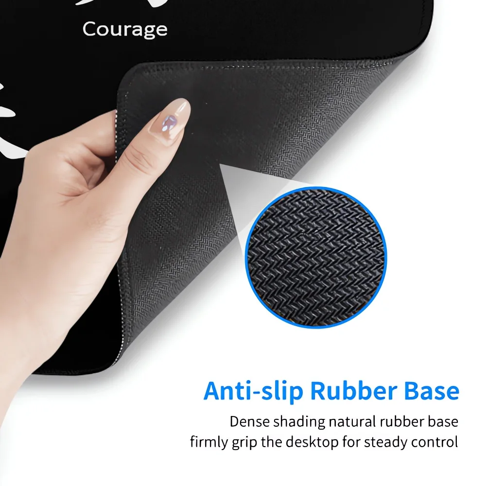 Hanzi Symbol E-Sports Mousepad Large Locking Edge Mouse Mats Chinese Character "Love" Speed Mouse Pad 900×400mm Surface Desk Mat