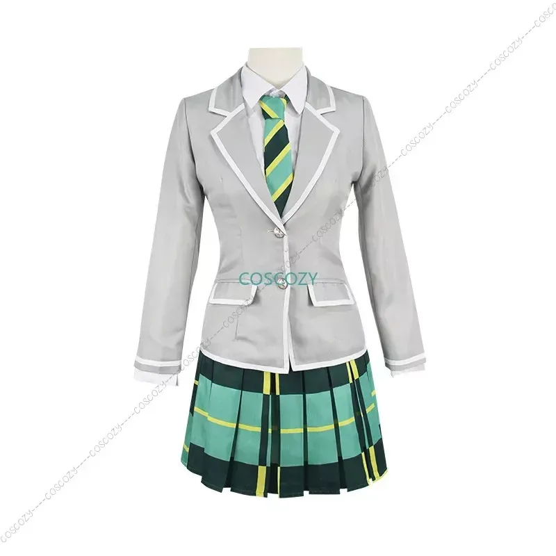 

qq023BanG Dream! Takamatsu Tomori Cosplay Costume It's MyGO!!! Anon Chihaya Uniform School girl Lovely Wig Shirt Skirt Un