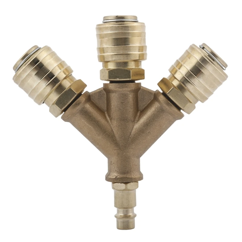 

Brass Coupling Plug 1/4Inch Distributor Air Distributor 3 Compressed Air Coupler Dropshipping