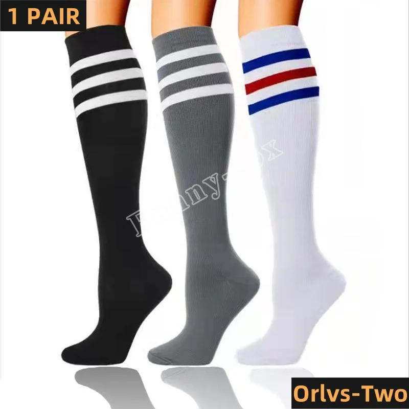 Compression Socks Women Men Knee High 30MmHg Sports Socks Edema Diabetes Varicose Veins Running Stocking Wholesale Dropshipping