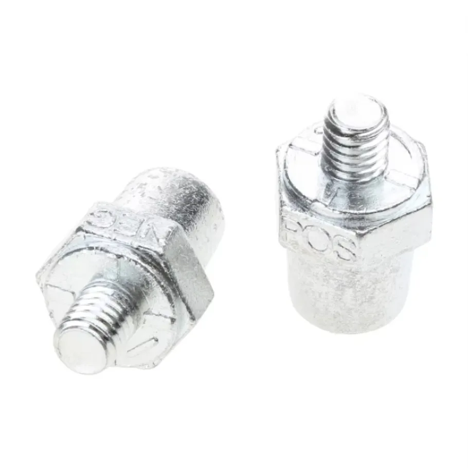 2Pc Universal Zinc Alloy Car Positive Negative Battery Post Terminal Clamp Adapter Converter Connector Corrosion Resistance