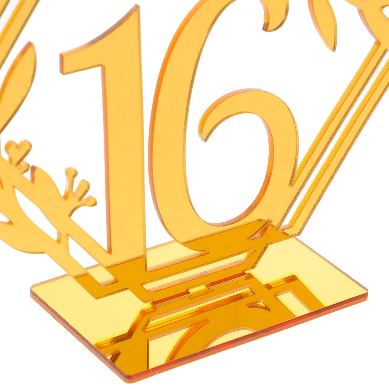

20pcs Table Number Signs Acrylic Reusable Banquet Wedding Seat Markers For Reception Decor Party Table Centerpieces Supplies