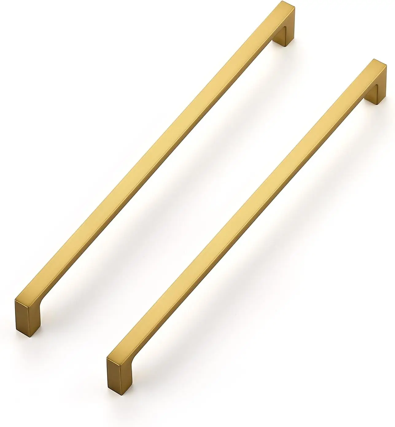 10 Inch Slim Solid Zinc Brushed Brass Cabinet Drawer Pull Handles Complete With Mount Screws Bulk Pack Of 30 Decorative Furniture Hardware For Cupboard Dresser Indoor Kitchen Renovation Accessory