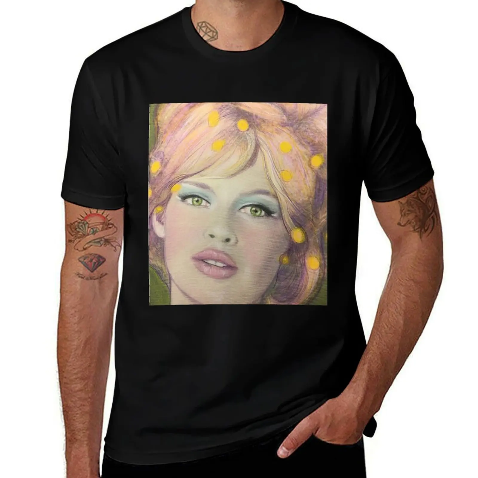 

Bridgette Bardot T-Shirt oversizeds croswit shirt man clothes t shirts for men