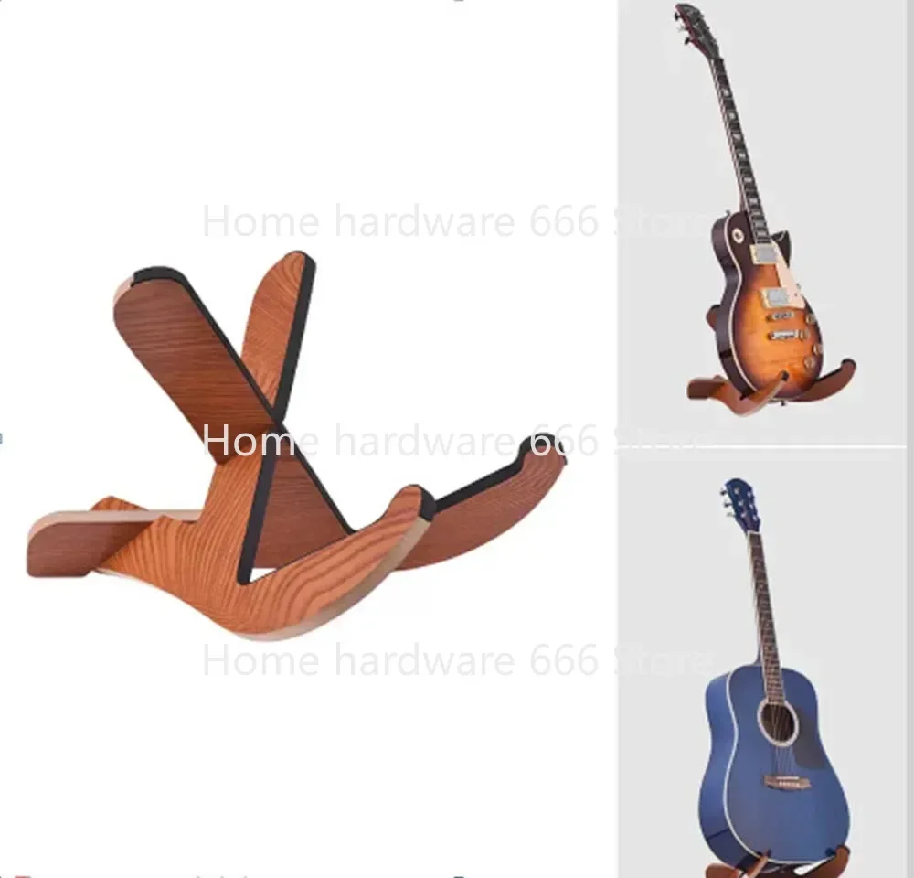 Wooden Guitar Rack with Ukri Bracket, Guitar Display Rack, Classical Electric Accessories, Folk Music