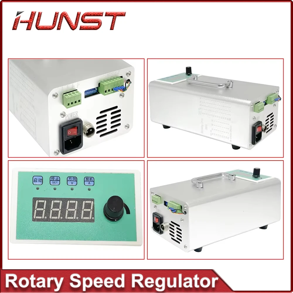 HUNST Rotary Speed Regulator Pulse Generator Rotary Fixture Stepper Motor Control Box - Image 6