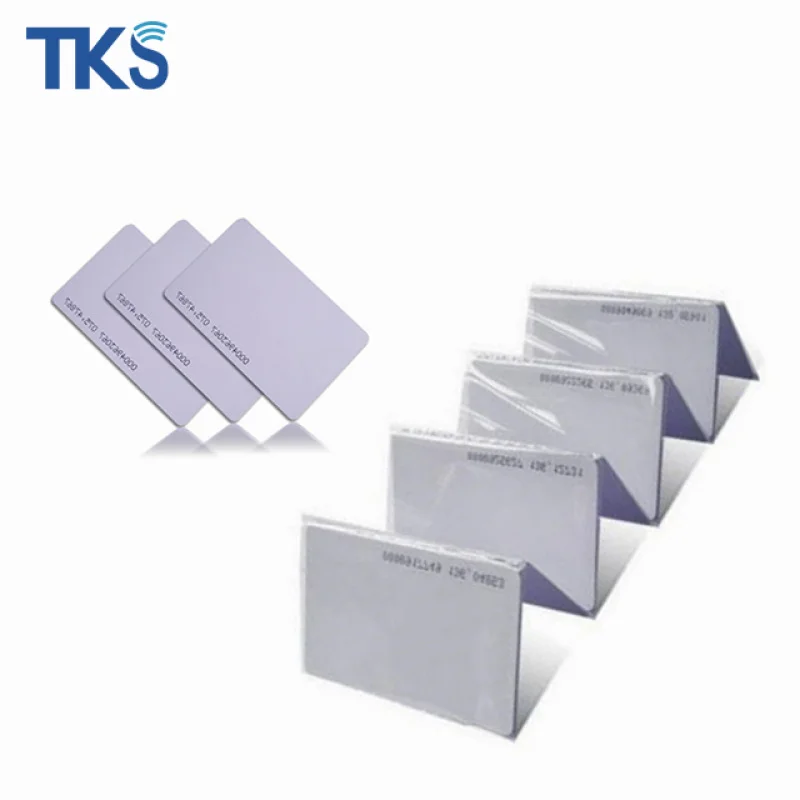 100pcs Mifare Classic 4K S70 Blank Inkjet PVC Card CR80 Printable Plastic White Card