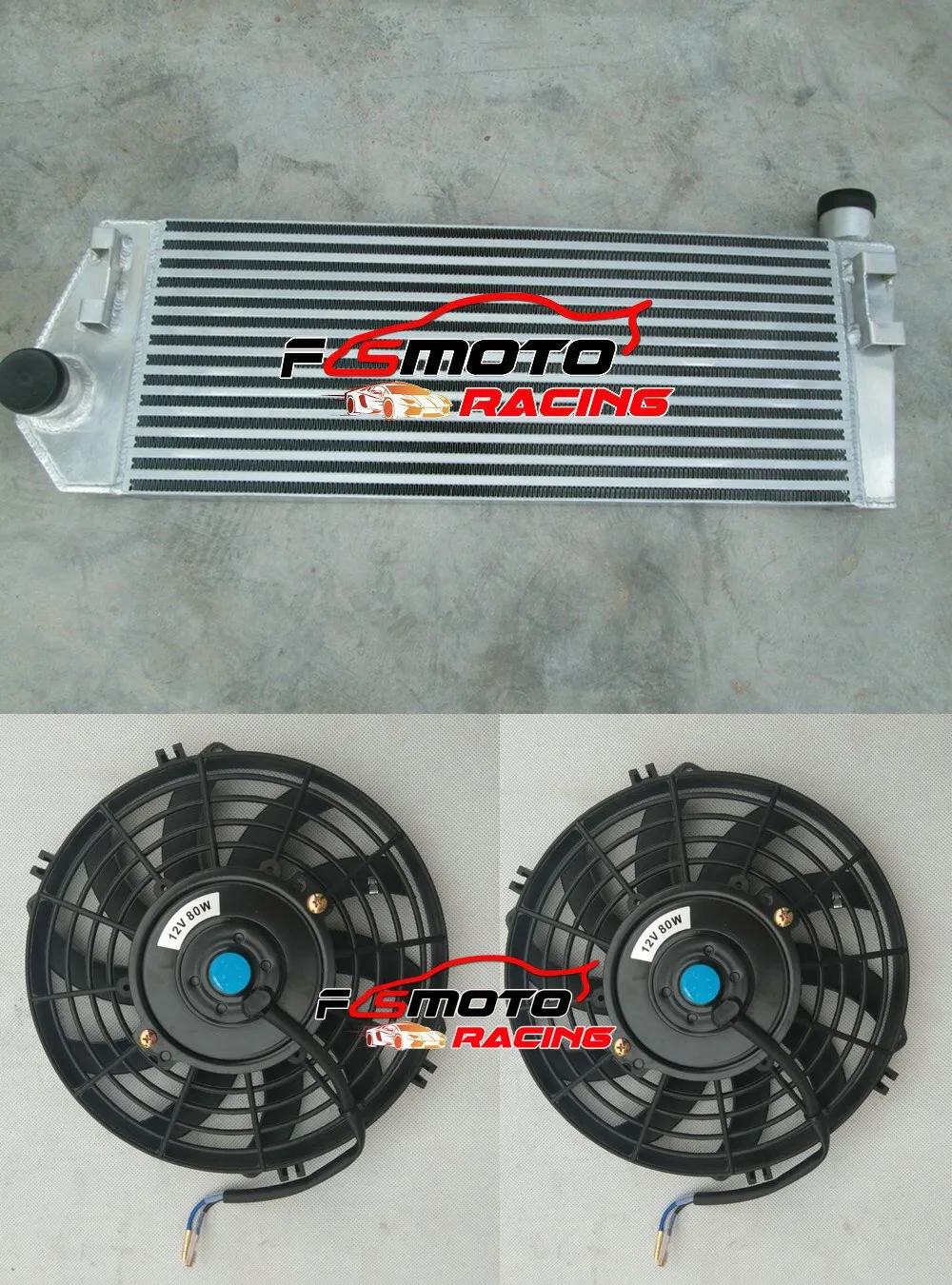 FMIC Intercooler + Fans For Renault Megane/Mégane 225 RS 225 230 R25 R26 F4RT Turbo 16V