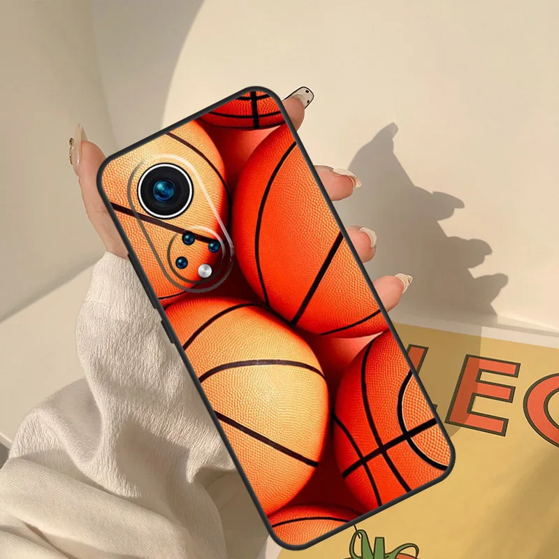 Basketball Case For Huawei Honor X8a X8 X7 X9a 50 70 90 Magic5 Lite P40 P20 P30 P60 Pro P Smart Cover