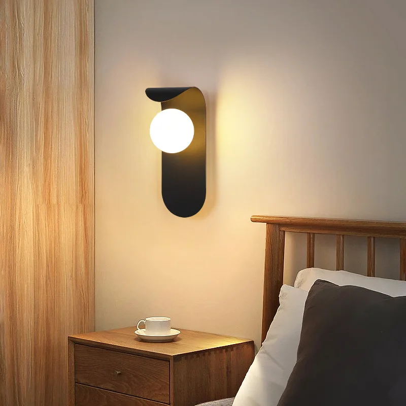 Personality led Wall Lamps Creative Modern led Wall Lights for Bedroom Bedside Living Room Background Surface Wall Lamp Fixture