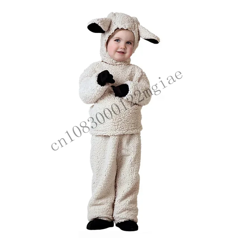 Kids Animal Costume Toddler Sheep Halloween Cosplay Cute Bear Dinosaur Snail For Child Purim Party Wear CMM221