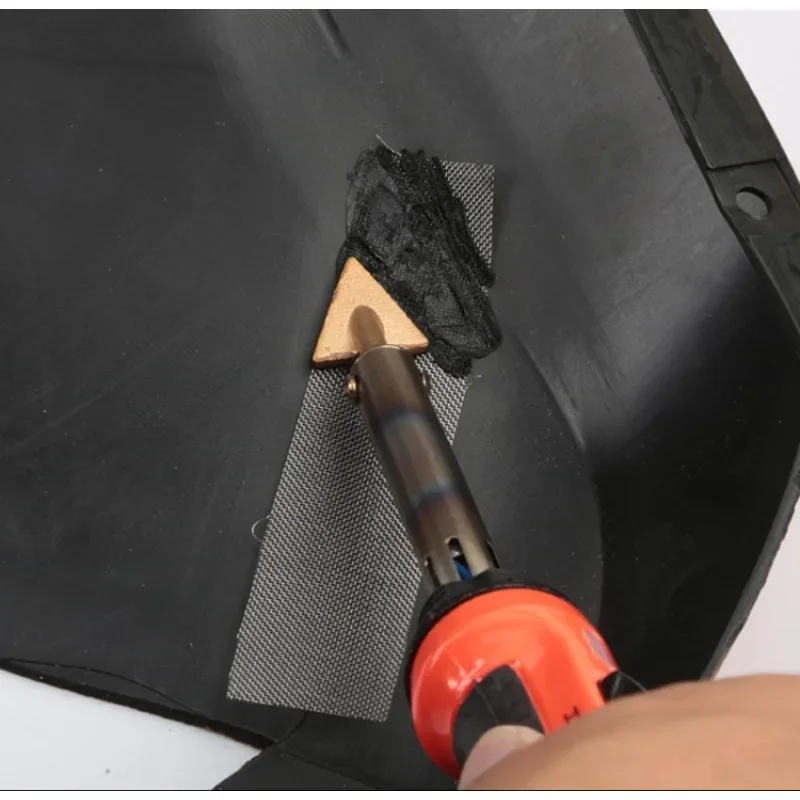 3pc Soldering Iron Tips Set Copper Triangular Smoothing Head Replacement Tips for 80Watt Plastic Welder Repair Tool